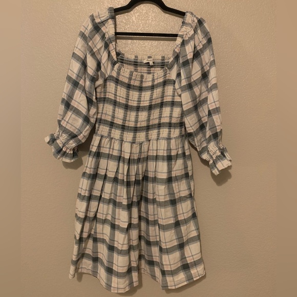 Madewell flannel dress - Picture 2 of 2